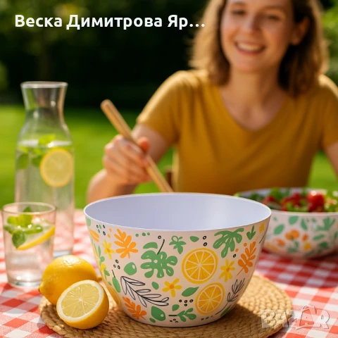 Меламинова купа 25см – шарен дизайн, снимка 2 - Форми - 51412838