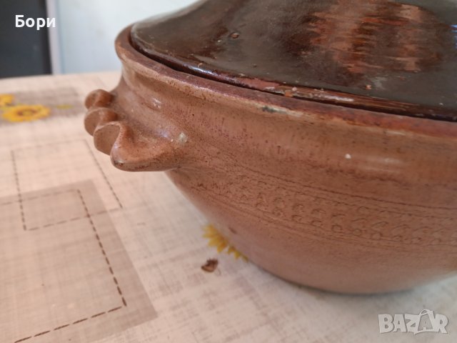 Стар голям гювеч, снимка 3 - Съдове за готвене - 42243596