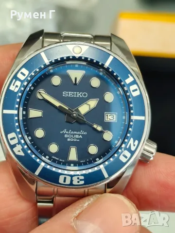 Seiko Prospex JDM Sumo "Blumo" SBDC033 (6R15) – Култов Дайвър, фул сет, бартер, снимка 7 - Мъжки - 56132422