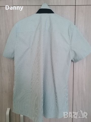 Мъжка риза с къс ръкав H&M - L, снимка 3 - Ризи - 36011904