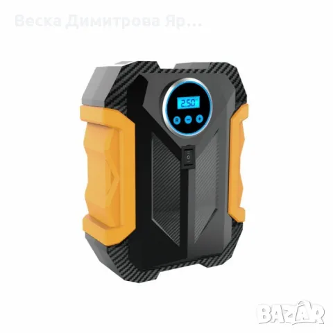 Автомобилна портативна въздушна помпа с безжичен цифров дисплей
