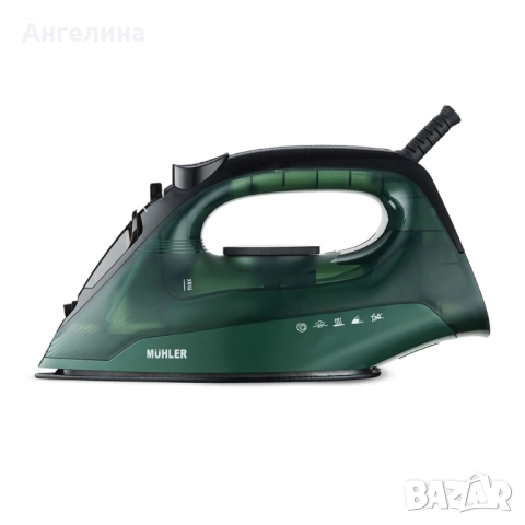 Парна ютия Muhler SI-2520C, 2400W, керамично покритие, снимка 2 - Ютии - 52983125