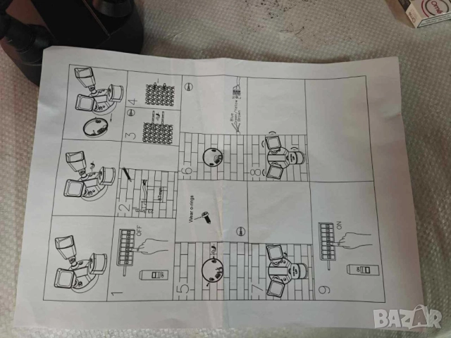 24W LED лампа с датчик за движение – 2000 lm и IP защита за всякакви условия, снимка 5 - Други - 51852449
