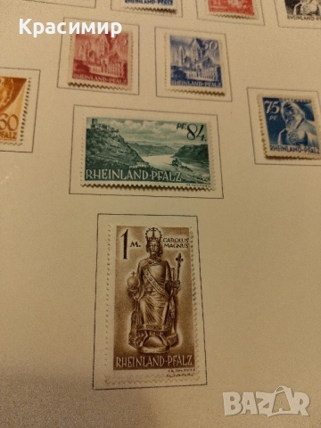 Германия 1947 г.Френска окупационна зона.MNH, снимка 4 - Филателия - 52160325