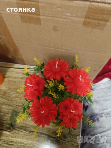 Восъчни цветя, снимка 7 - Изкуствени цветя - 51646847