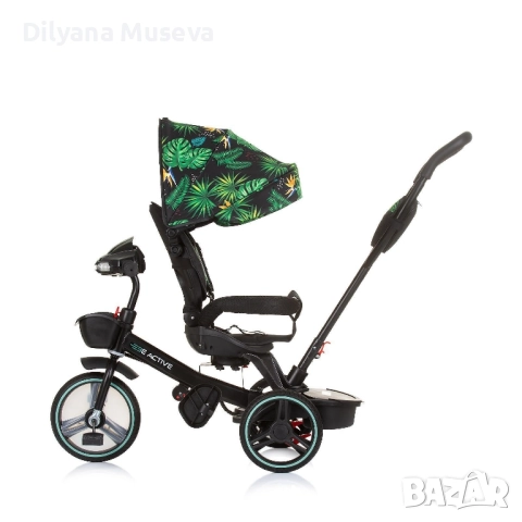 Chipolino Триколка със сенник Be Active джунгла, снимка 3 - Детски велосипеди, триколки и коли - 51951839