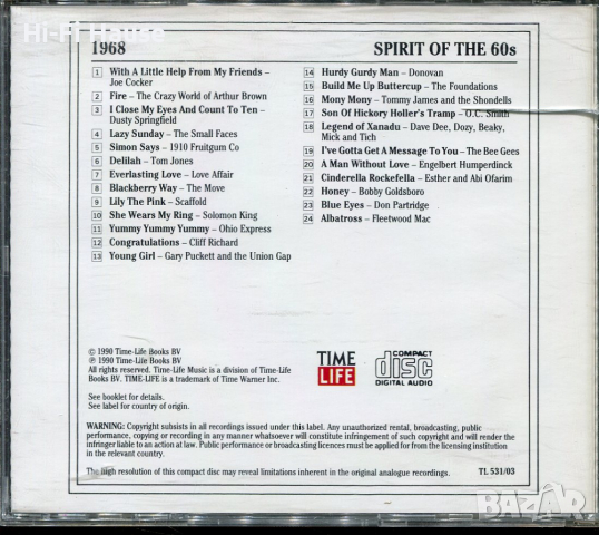The spirit of the 60-1968, снимка 2 - CD дискове - 36197392