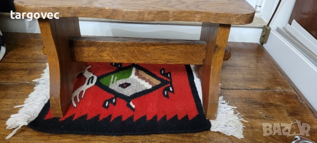 малко масивно Дъбово столче, снимка 2 - Столове - 51928701