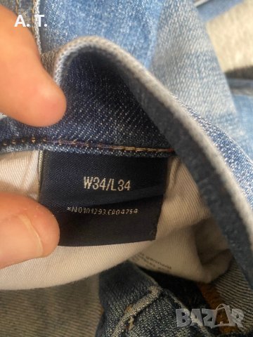 Дънки Gant W34 L34, снимка 5 - Дънки - 40280448