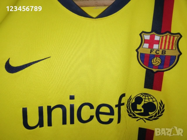 Barcelona Lionel Messi 2008/2009 Nike оригинална тениска фланелка екип Барселона Меси , снимка 6 - Тениски - 53260468