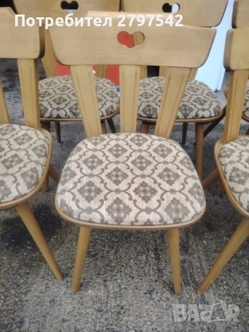 Дървени столове А143, снимка 2 - Столове - 52331219