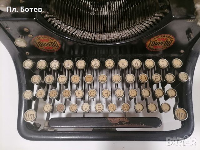 Стара пишеща машина Torpedo , снимка 4 - Антикварни и старинни предмети - 41497970