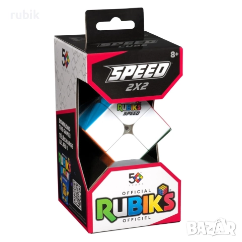 Оригинален куб на Рубик за скоростно нареждане Rubik's Magnetic Speed Cube 2x2x2 51мм - Stickerless