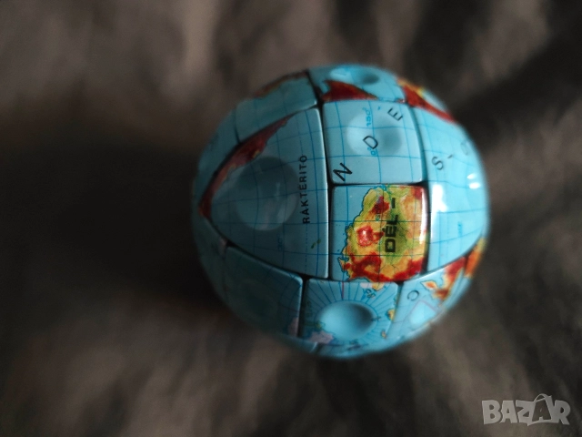 Глобус ,пъзел ,тип Рубик Hungarian Globe Puzzle Rubik, снимка 9 - Пъзели - 52634835