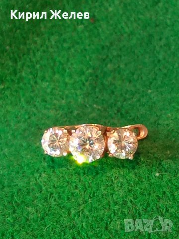 ПРЕКРАСНА СКЪПОЦЕННА СРЕБЪРНА АНГЛИЙСКА ОБЕЦА СРЕБРО 925 с БЛЕСТЯЩИ ФАСЕТИРАНИ ЦИРКОНИ 26514, снимка 6 - Обеци - 40532614