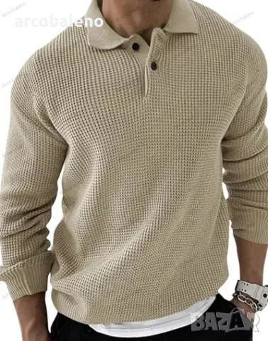 Мъжка модна преходна блуза  с дълъг ръкав, 5цвята , снимка 9 - Блузи - 47336343