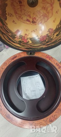 Голям Глобус Мини Бар - Поставка за Бутилка / Вино/Юбилей!, снимка 10 - Маси - 39238641