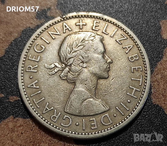 Монети Великобритания-7 бр.› Кралица Елизабет II(1955-1956), снимка 4 - Нумизматика и бонистика - 49589912