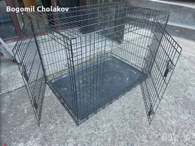 Сгъваема метална клетка за куче, снимка 2 - За кучета - 56246083