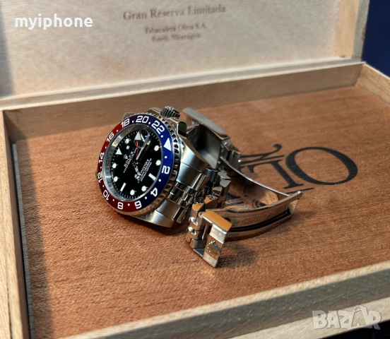 Луксозен Мъжки Часовник ROLEX, снимка 9 - Мъжки - 53434389