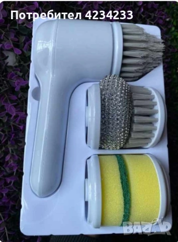 Многофункционална електрическа четка за почистване 5 в 1 , снимка 2 - Други стоки за дома - 53753883