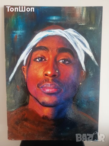 Картина 2 Pac - Tupac Shakur 6, снимка 1 - Картини - 41045342