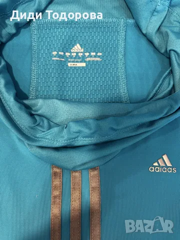 Дамска спортна тениска Adidas Climacool / Яка тип поло /, снимка 4 - Тениски - 56149185
