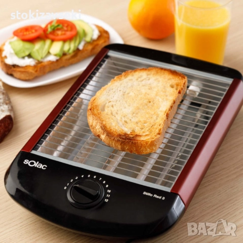 Хоризонтален тостер Solac Stillo Red 3, снимка 1