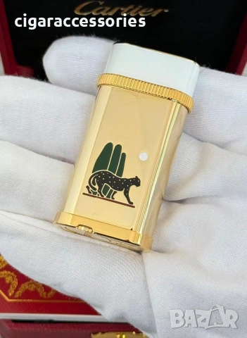 Cartier Panthère запалка, като нова, кутия и документи, снимка 5 - Запалки - 53288582