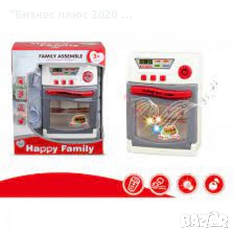 Детска готварска печка,  Звук, Светлини "Happy Family", снимка 3 - Електрически играчки - 38834479