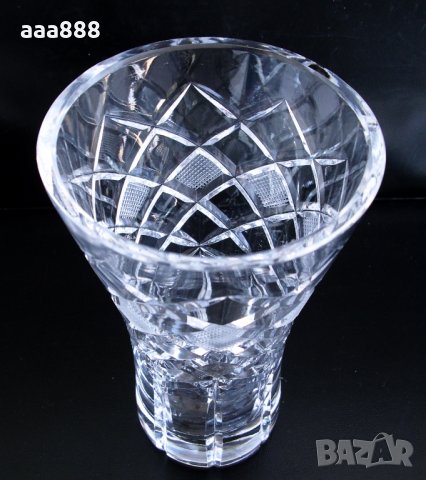 Ваза кристал 15 см, снимка 2 - Вази - 33911916