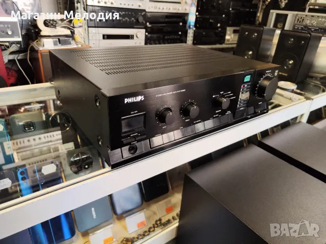 🔊 📢📣📯🔔 🎵 Усилвател Philips FA860 Две по 130 вата на 4 ома. В отлично техническо и визуално със, снимка 7 - Ресийвъри, усилватели, смесителни пултове - 50174810