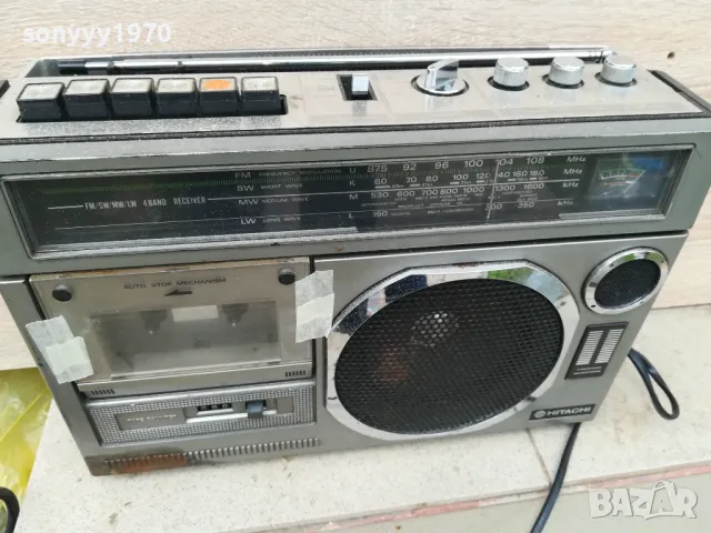 hitachi-стар касетофон 2204251438, снимка 2 - Радиокасетофони, транзистори - 49989198