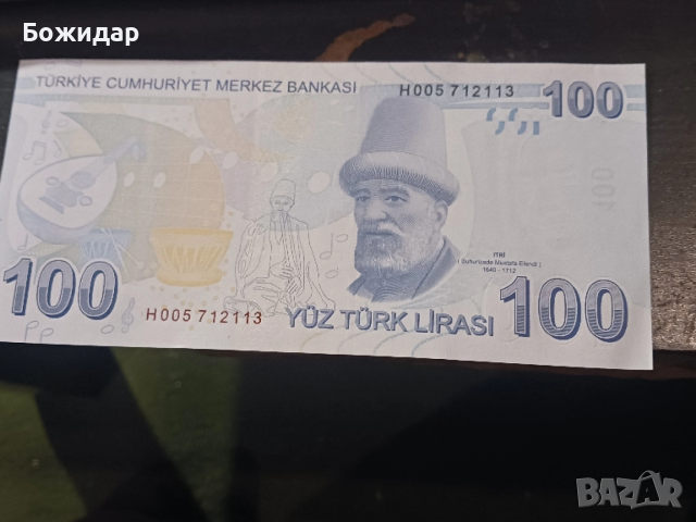 100 Лири.2024г.Турция., снимка 2 - Нумизматика и бонистика - 52645687