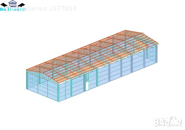 ЛИЗИНГ - Халета, Хале, Магазини, Магазин, Складове 300м2-10м х 30м х 4, снимка 1