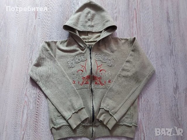 Ватиран суичър с качулка XS-S, снимка 4 - Суичъри - 50213720