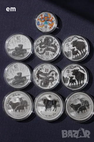 Лунар, Lunar, инвестиционно сребро, 1 oz. 