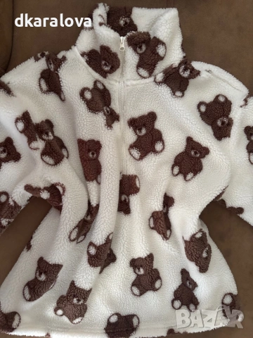 Дамска плюшена блуза 