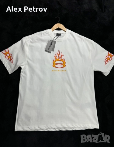 Balenciaga ,Louis Vuitton , Balmain тениски ААА+ premium class, снимка 6 - Тениски - 52387555