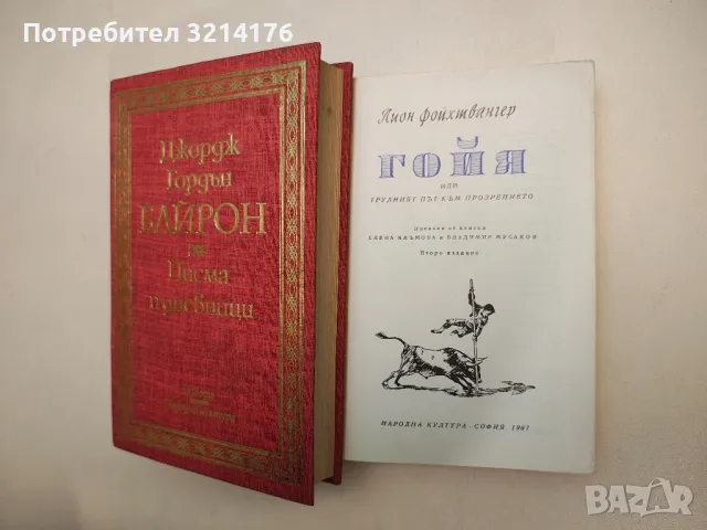 Гойя - Лион Фойхтвангер, снимка 2 - Специализирана литература - 48336855