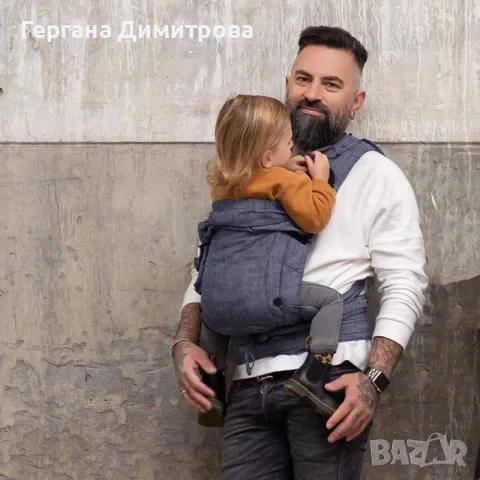Бебешка ергономична раница Hoppediz 👶, снимка 2 - Раници - 55897075