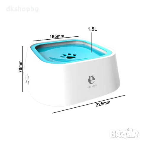 4412 Купичка за вода ELS PET с плаваща дъска, снимка 5 - Други стоки за животни - 48941540