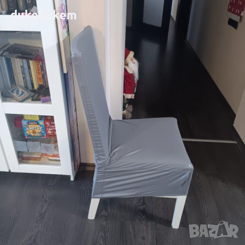 Комплект от 6 бр. XL калъфи за столове от PU кожа, водоустойчиви, универсални, снимка 11 - Други - 52746704