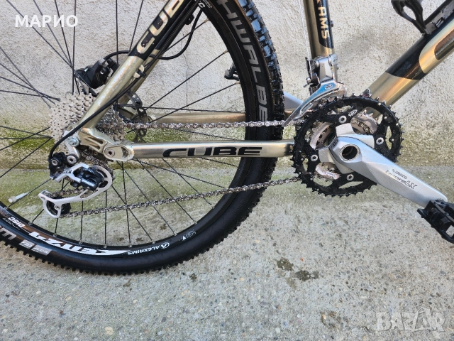 Cube 26 цола Мекица 30 скорости XT , Rockshox Въздушна вилка, шок въз, снимка 6 - Велосипеди - 52802694