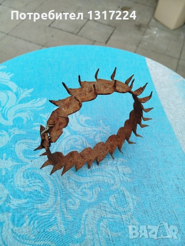 стар кучешки нашийник , снимка 2 - Антикварни и старинни предмети - 53174100