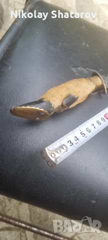 стар ловен нож, снимка 2 - Ножове - 51503677