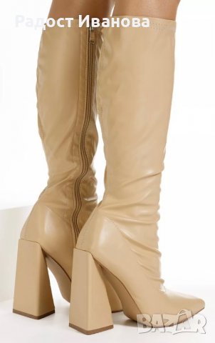 Дамски ботуши на ток