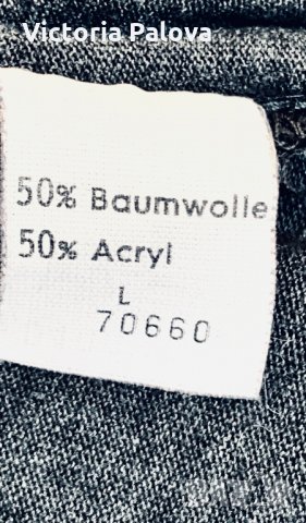 Сиво поло SEIDENSTICKER, серия “черна роза”, снимка 5 - Пуловери - 34514606