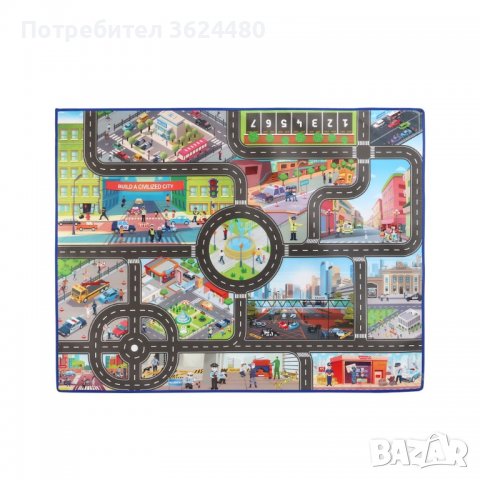  детско килимче за игра с писта, снимка 9 - Други - 40135655