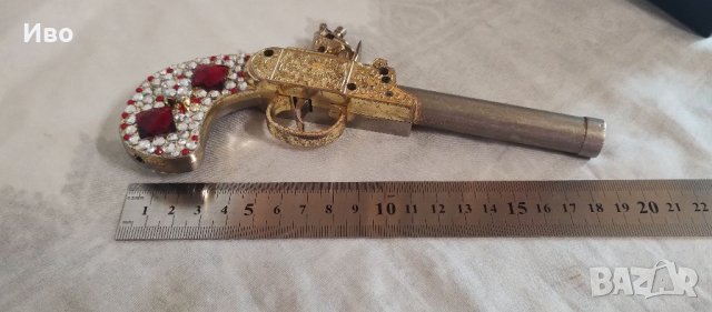 Изящен кремъчен пистолет , снимка 10 - Други ценни предмети - 41224353